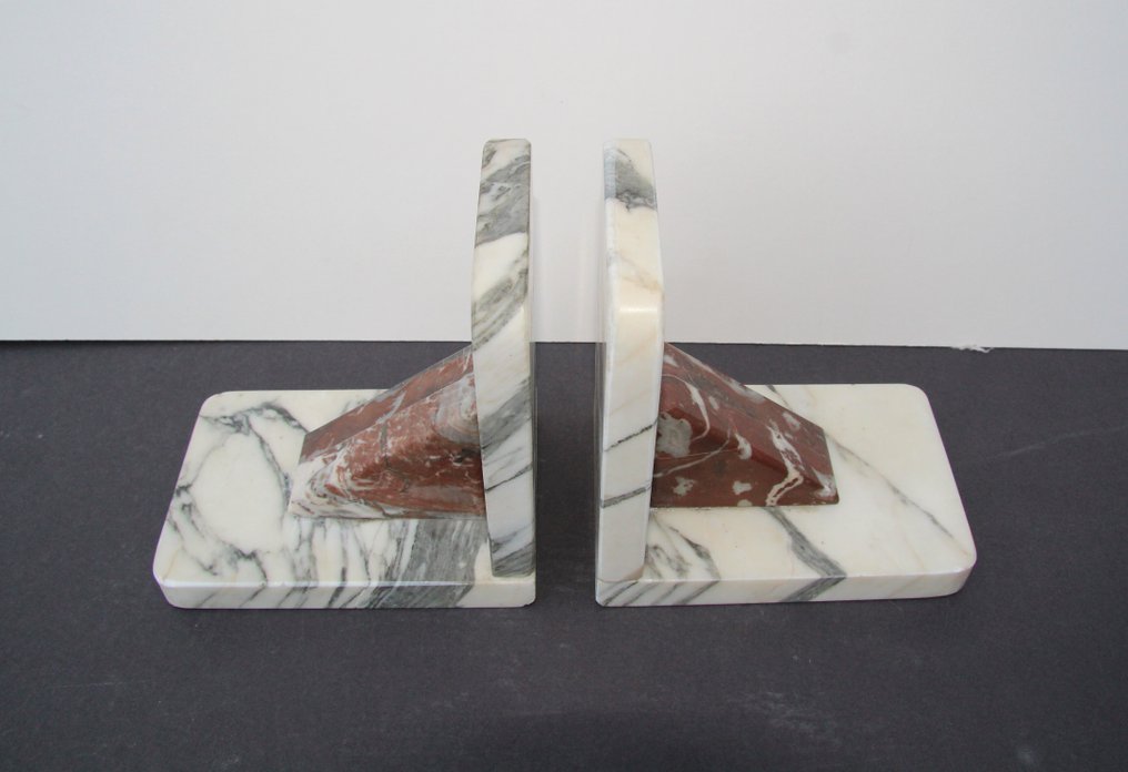 Bookends (2) - Marble - Art Deco #2.1