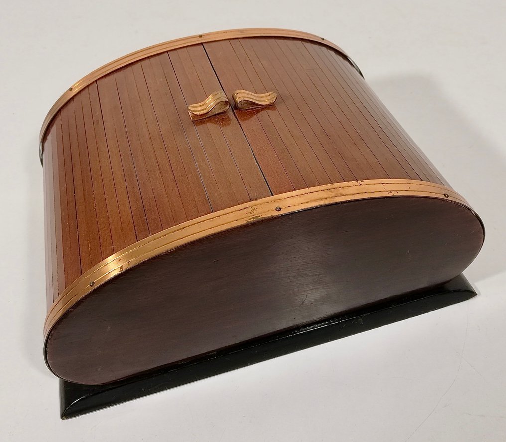 Κουτί τσιγάρων - Cult design 1950 - Ξύλο, Χαλκός #1.0