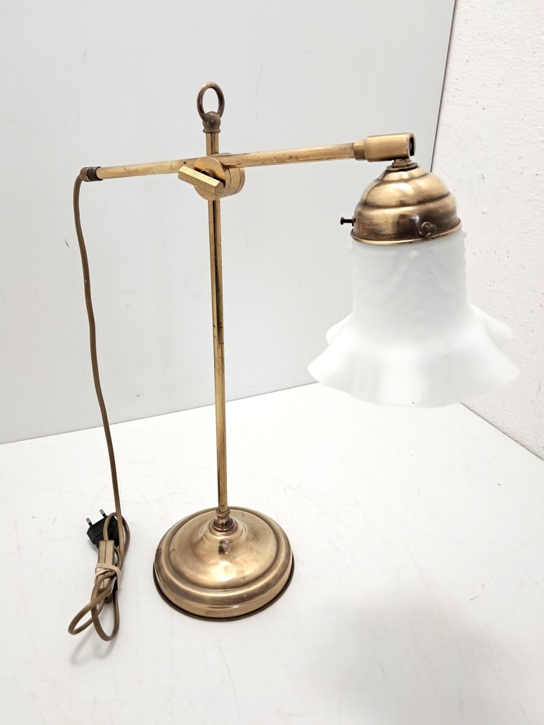 Gulvlampe - Kobber, Glass #1.0