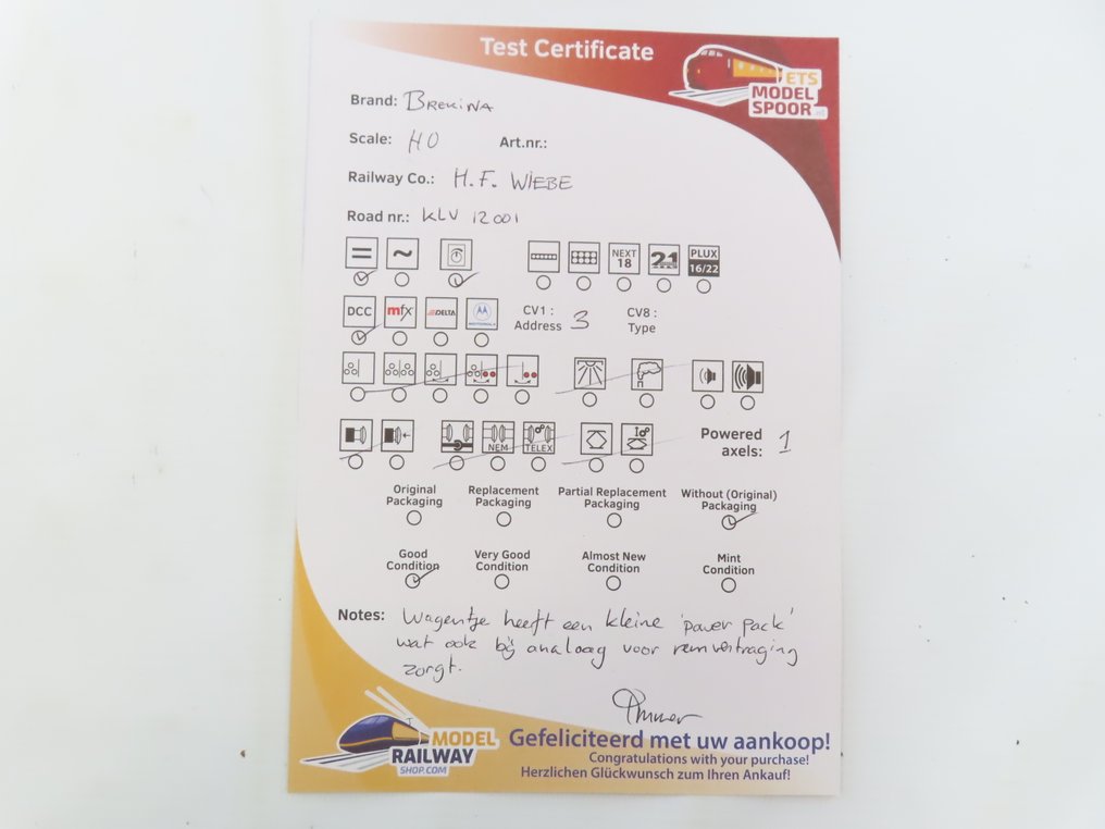 Brekina H0 - 432074 - Automotrice  (1) - Draisine Klv 12 - DB #4.3