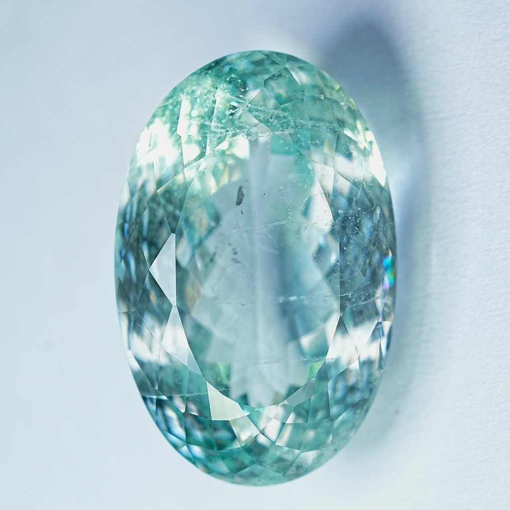蓝色 海蓝宝石  - 38.31 ct - 国际有色宝石协会（ICA GemLab） - 北极海蓝 #1.0