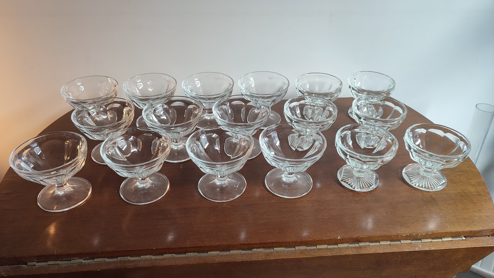 甜点用具 (17) - 玻璃 - 冰淇淋服务，水果 #2.1