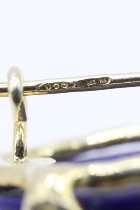 Lapis lazuli - Silver - Örhängen #2.1