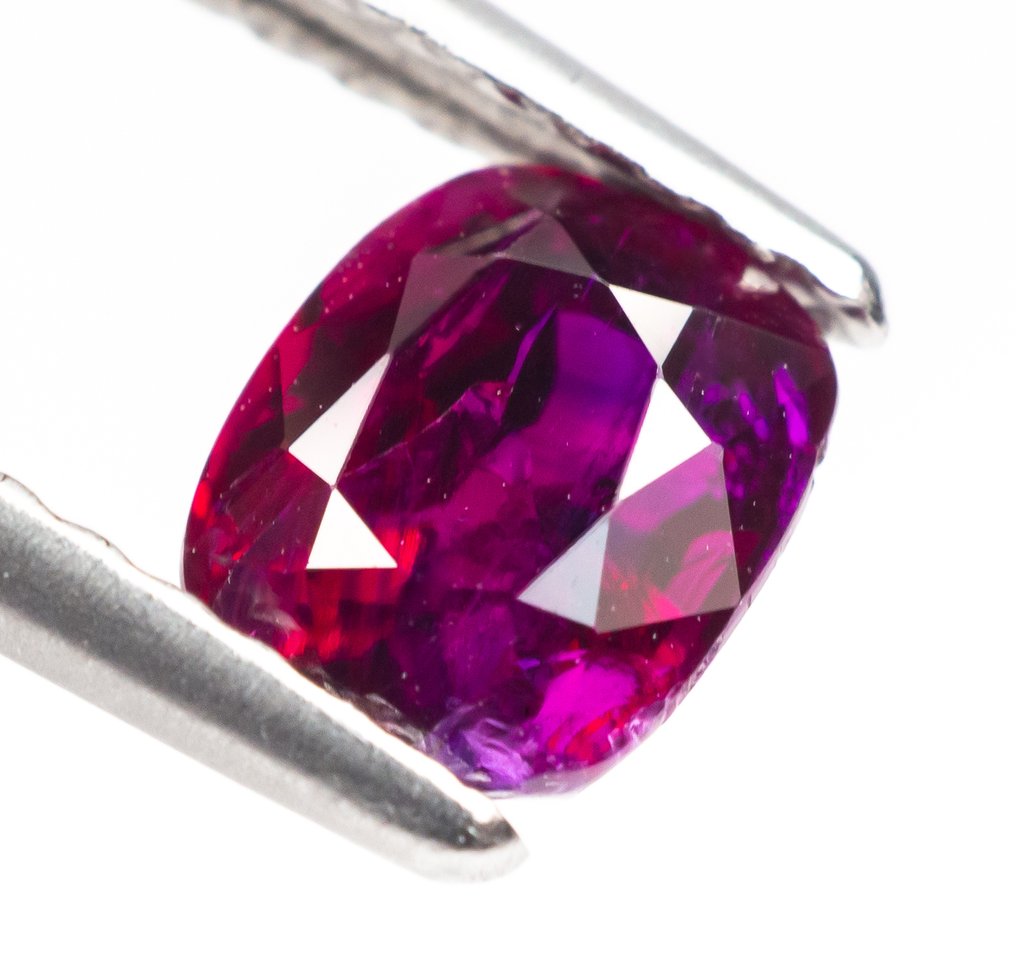 Nincs minimálár Rubin - 1.02 ct - Lotus Gemology - Élénk intenzív vörös (Burma) #1.0