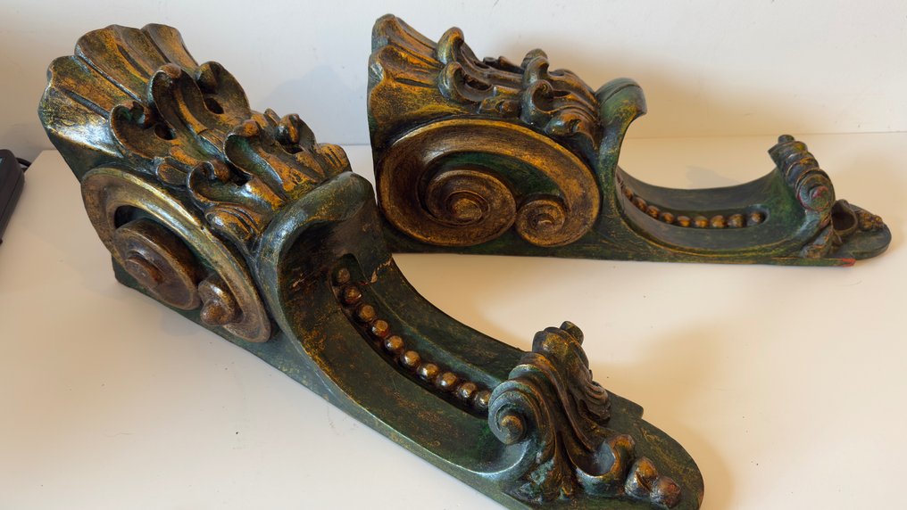 Decorațiune de perete (2) - foaie ouro - Portugalia - Imponente secolul al XIX-lea #2.1