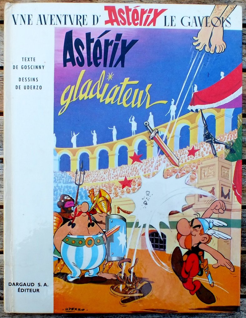 Asterix T4 + T5 - 1ère édition au Menhir - 2x C - 2 Album - 再版 - 1965 #1.0