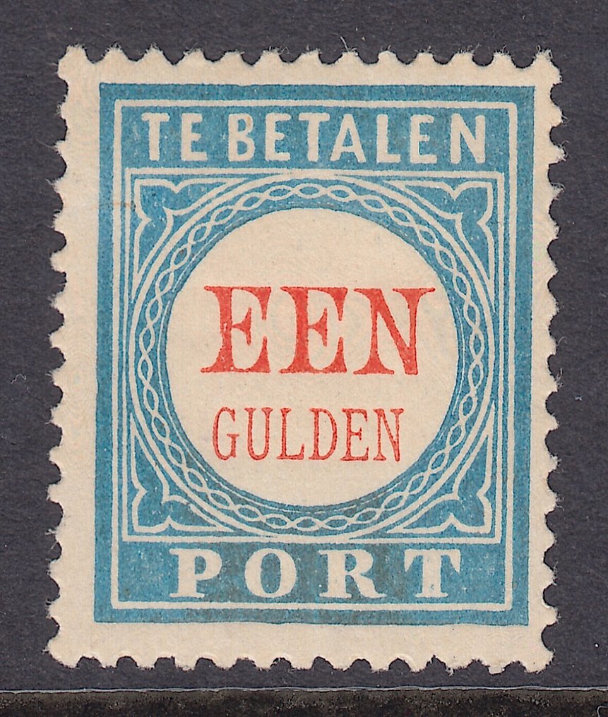 Nederland 1887 - Port Cijfer en waarde zwart - NVPH P12 #1.0