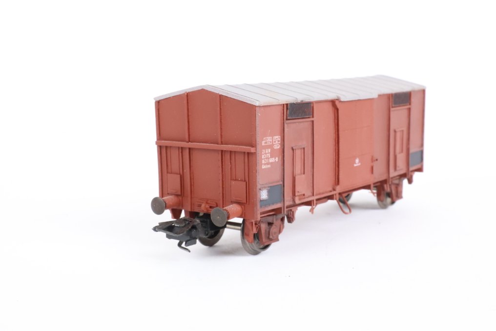 L.A.S.E.R. H0 - 1011-01/1042-01 - Model train freight carriage (1) - Ghkkms closed freight cars - FS #4.3