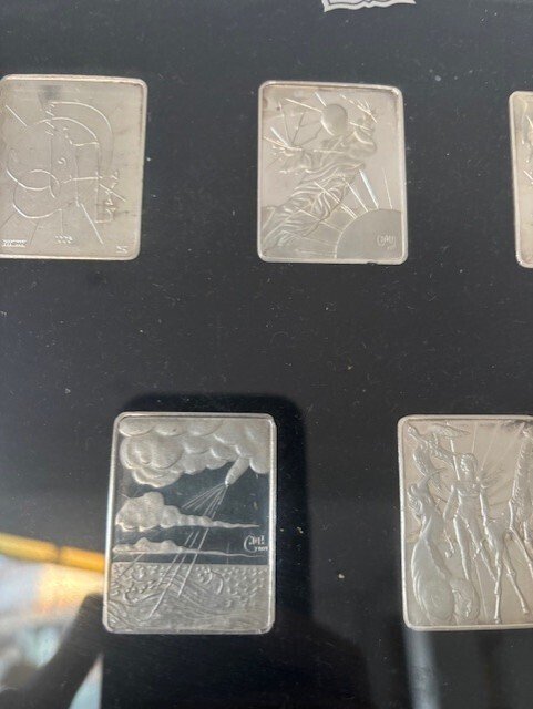 175 grams - Argento .925 - Salvador Dalí - 7 days of creation - Sigillato  (Senza Prezzo di Riserva) #4.3