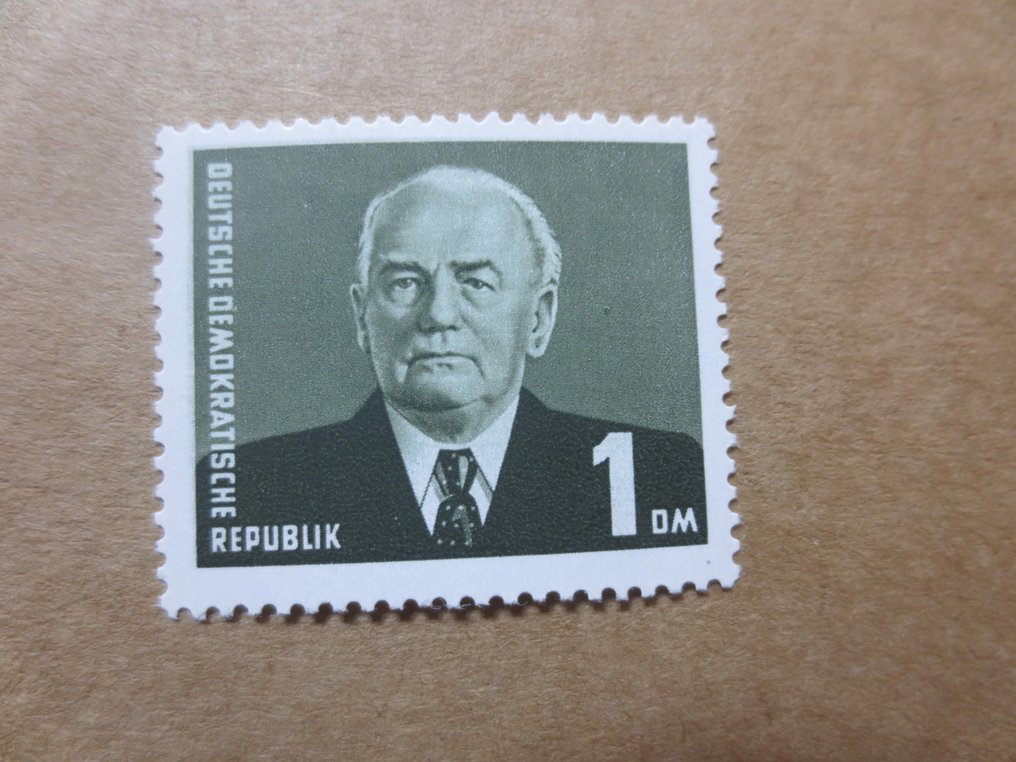 GDR 1958 - DDR Pieck 1958 sjælden farvevariant fund Schönherr - Michel 622a #1.0