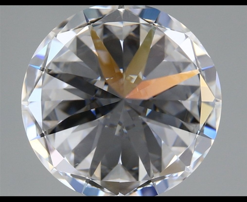 1 pcs 钻石 (天然) - 2.20 ct - 圆形 - H - IF - 美国宝石研究院(GIA) #4.3