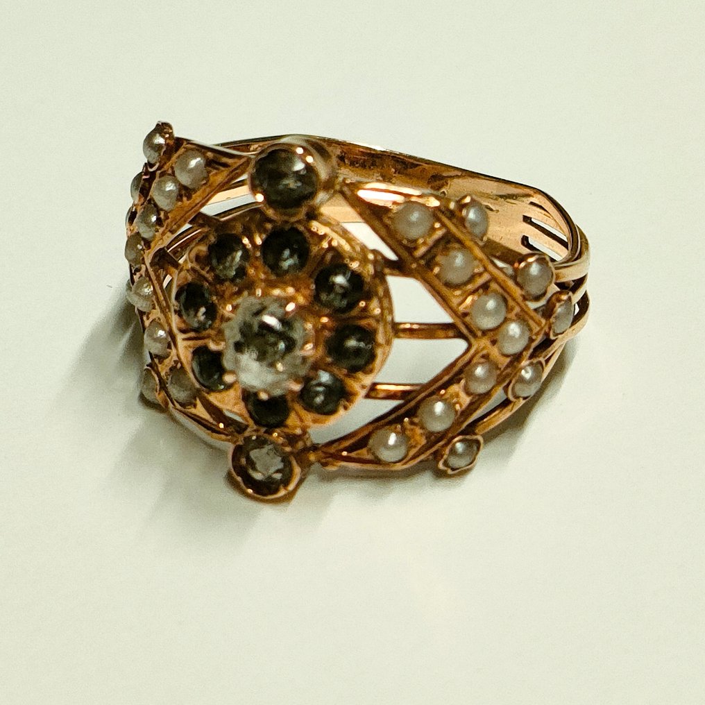 χωρίς τιμή ασφαλείας - Δαχτυλίδι - 14 καράτια Κίτρινο χρυσό #1.0