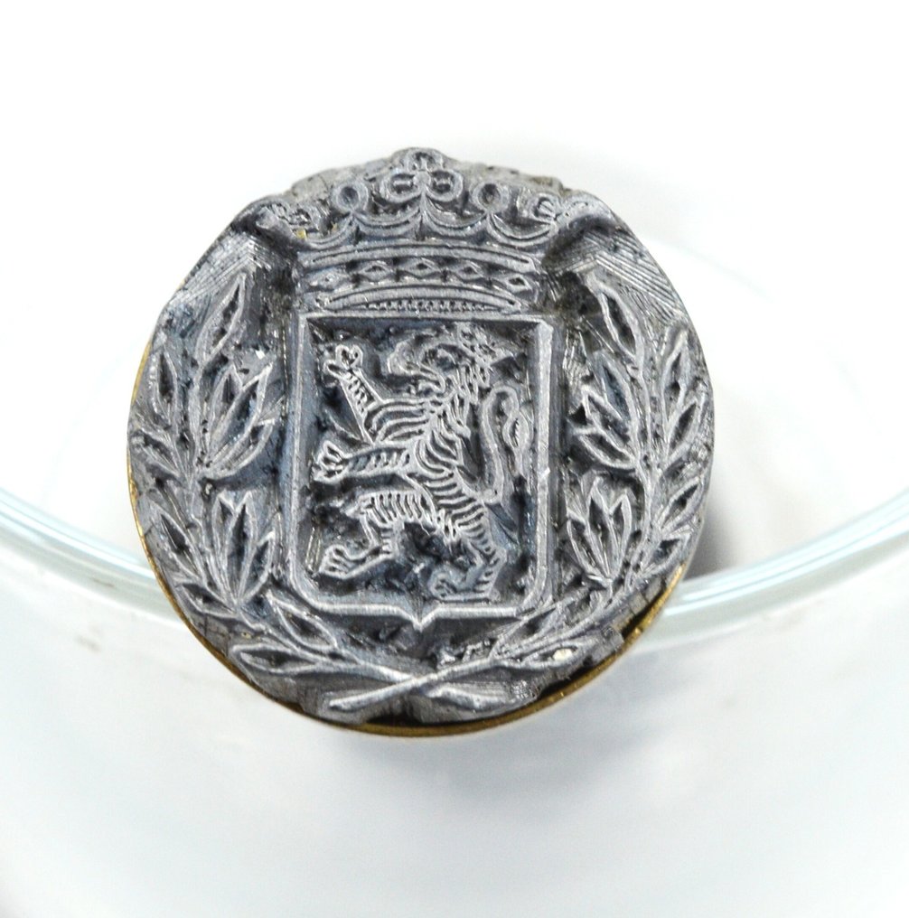 邮戳 - 原始信件印章、封印章、蜡封：比利时王室徽章 - 比利时 #1.0