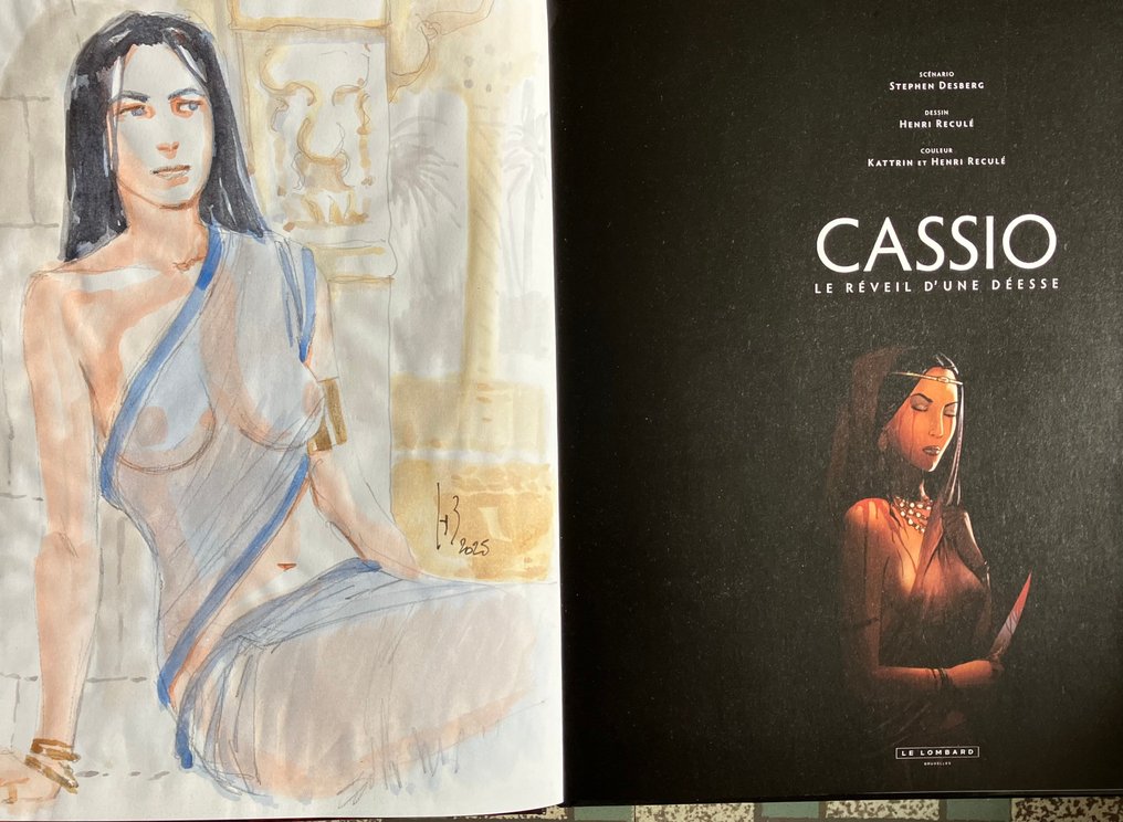 Cassio T7 - Le Réveil d'une déesse + dédicace couleur - C - 1 Album - 再版 - 2015 #2.1