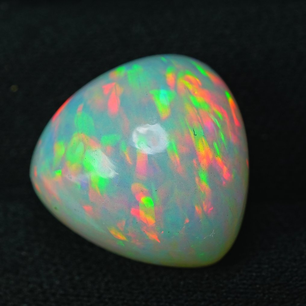 没有保留价 灰色 蛋白石  - 16.88 ct - 国际有色宝石协会（ICA GemLab） - 罕见的未治疗图案 #4.3