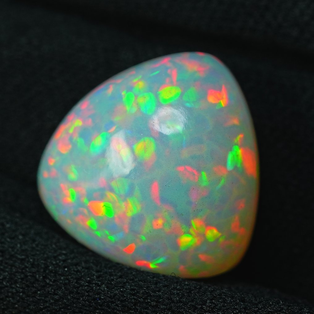 没有保留价 灰色 蛋白石  - 16.88 ct - 国际有色宝石协会（ICA GemLab） - 罕见的未治疗图案 #3.2