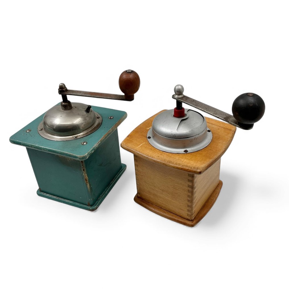 咖啡研磨机 (4) - 木, 钢 - 手摇咖啡磨豆机 #3.2