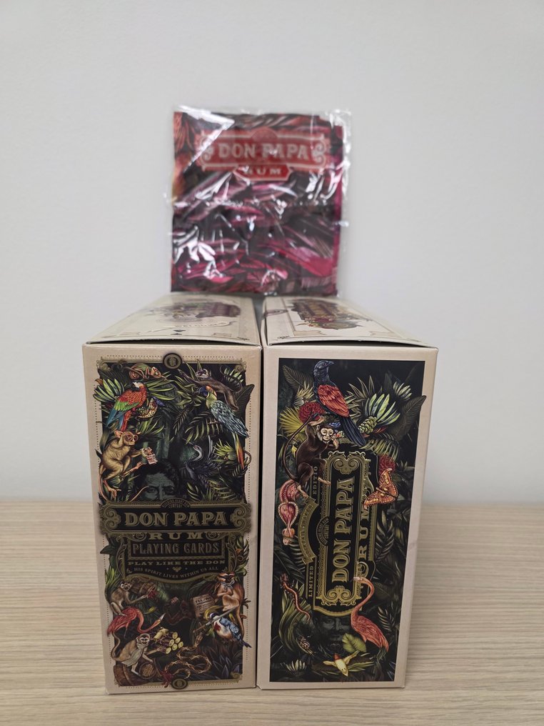 Don Papa - Don Papa 7yo Gift Sets + scarf Masskara - 70 cl - 2 flasker #1.0