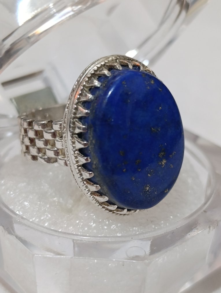 Lapis lazuli - Sølv - Ring #2.1