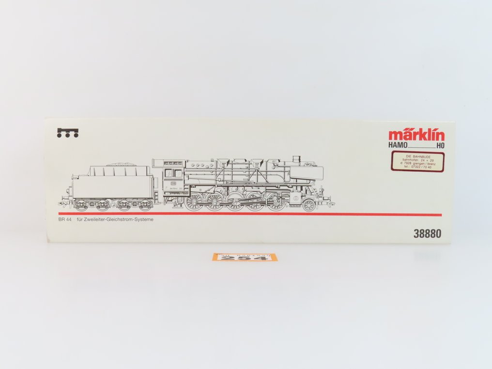 Märklin/Hamo H0 - 38880 - 連煤水車的蒸汽火車 (1) - BR 44 - DB #2.1