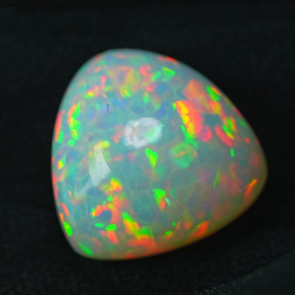 没有保留价 灰色 蛋白石  - 16.88 ct - 国际有色宝石协会（ICA GemLab） - 罕见的未治疗图案 #2.1