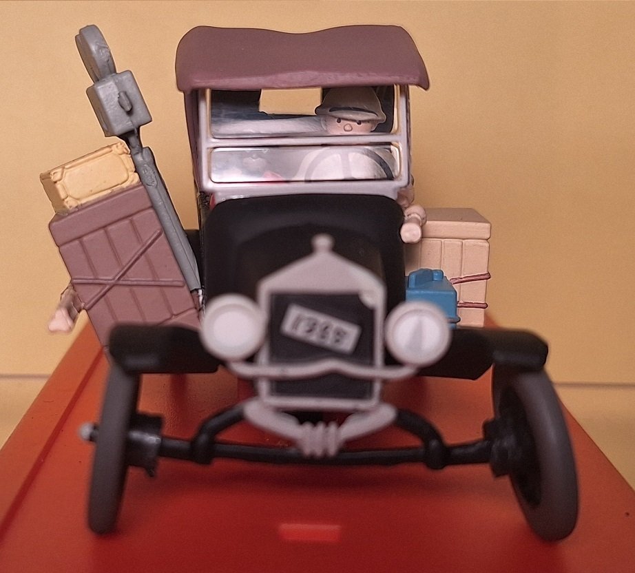 Atlas 1:43 - 模型敞篷車  (2) - Ford T 1910, Lincoln Zephyr - 由赫尔格绘制，Moulinsart / Atlas 出版。 #2.1