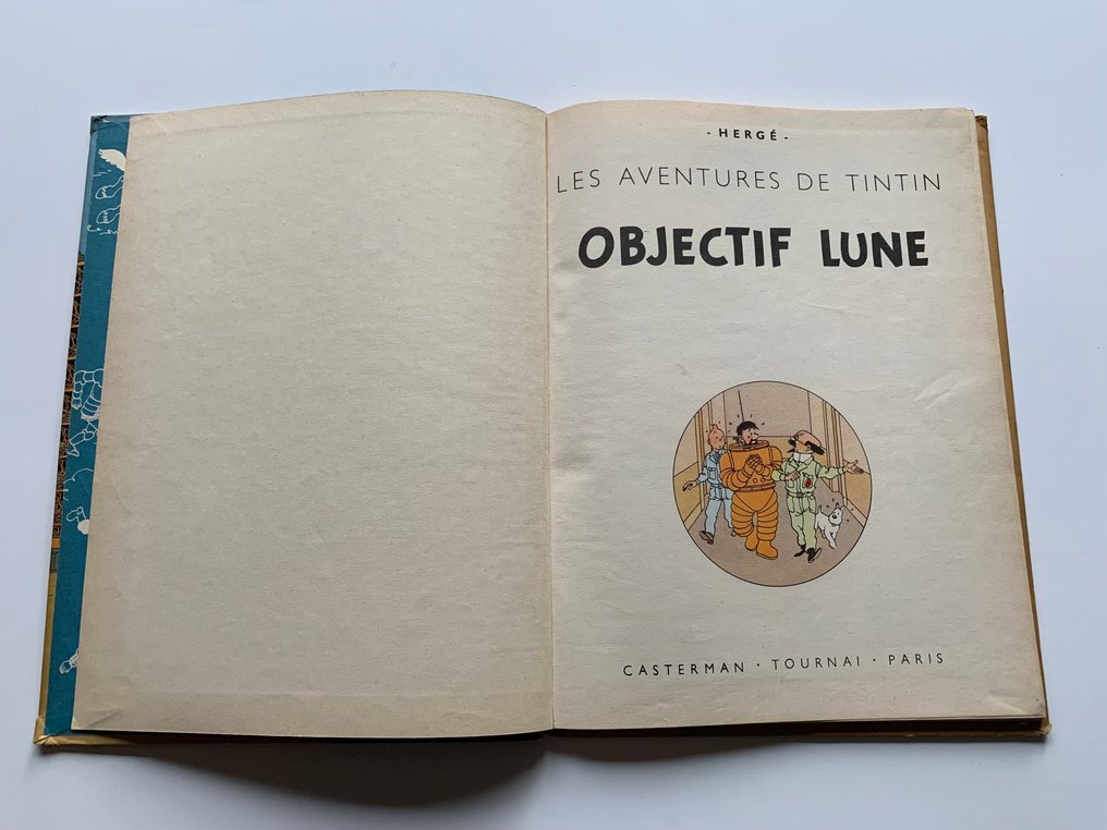 Tintin T16 - Objectif Lune (B8) - C - 1 Album - First edition - 1953 #4.3