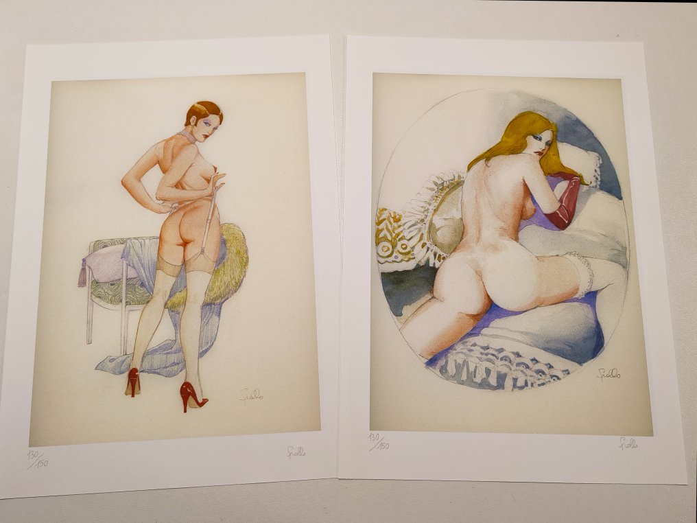 Frollo, Leone - 2 Giclée - Pin Up - 130/150 - Firmata - 2007 #1.0