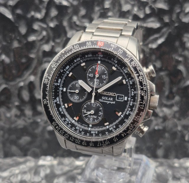 Seiko - Solar Flightmaster - No Reserve Price - V172-0AC0 // SSC007 - Men - 2000-2010 #1.0