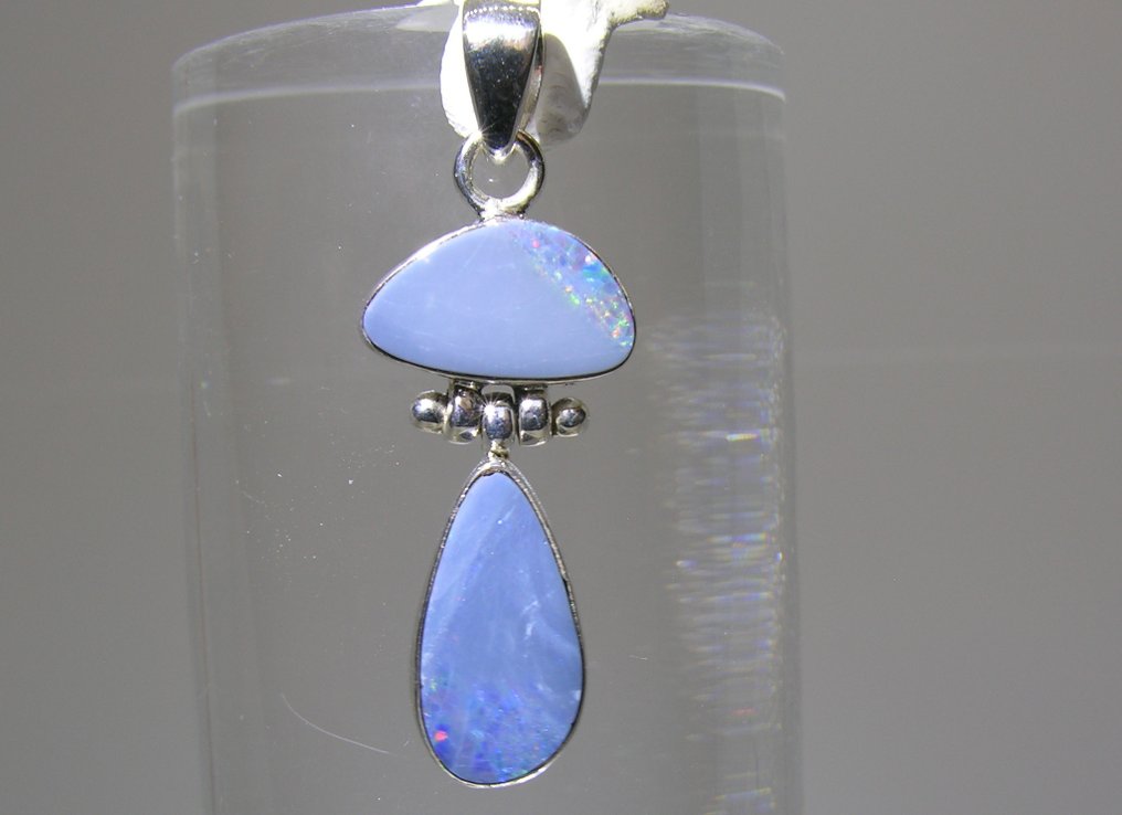 Οπάλιο Κρεμαστό κόσμημα - Ύψος: 41 mm - Πλάτος: 14 mm- 3.43 g - (1) #2.1