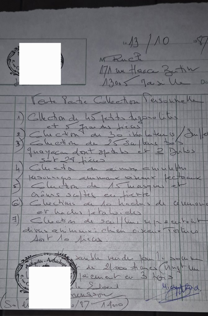 πολιτισμός των Taino πέτρα Ζέμι Τριγωνολίθη Κοαστρική και Γκουαταούμπα - 12.5 cm  (χωρίς τιμή ασφαλείας) #3.2