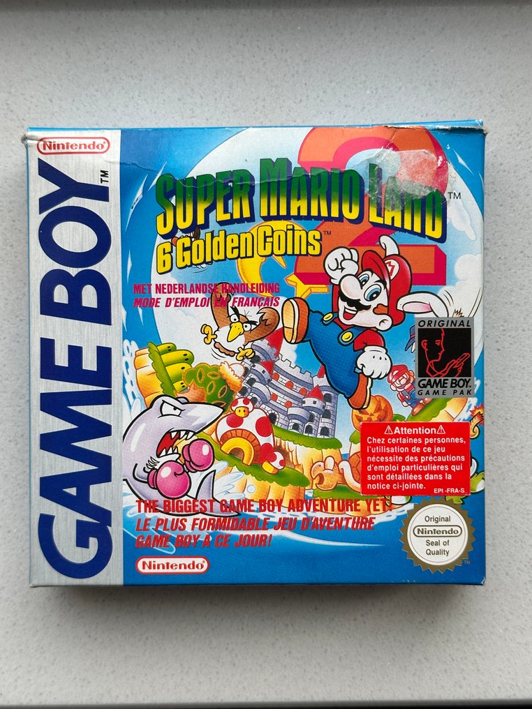 Nintendo - Gameboy Classic - Super Mario Land 2: 6 Golden Coins - Video game - In original box #1.0