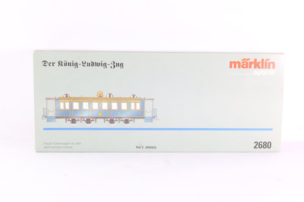 Märklin H0 - 2680 - Επιβατικό τρένο μοντελισμού (1) - Άμαξα κυρίου για την ύψιστη υπηρεσία του «Βασιλιά Ludwig». #1.0