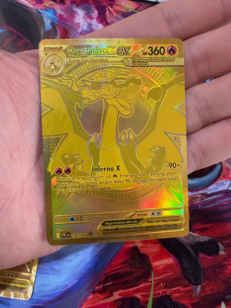 Pokémon - 1 Card - Charizard 130/094 Fuld kunst, Folie, Hemmelig sjældenhed #1.0