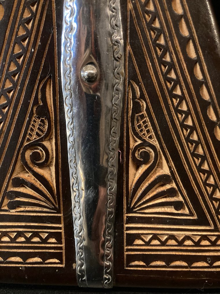 Cuoio e legno, Perù, antico - Staffa #3.2