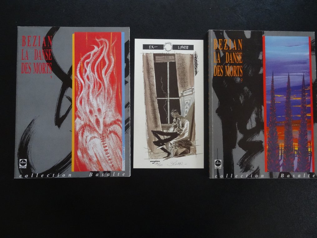 La Danse des morts T1 + T2 + dédicace + ex-libris - Série complète - 2x B - 2 Album - First edition - 1994/1995 #1.0