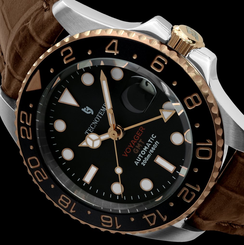 Tecnotempo - Automatic - GMT 200M WR "Voyager" - Limited Edition - - - Sem preço de reserva - TT.200VY.PRG2 - Homem - Depois de 2020 #1.0