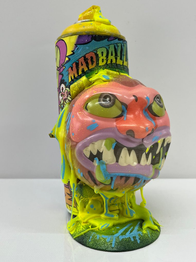 Alvin Silvrants (1979) - Madballs Wolf Breath spray can - art statue #1.0
