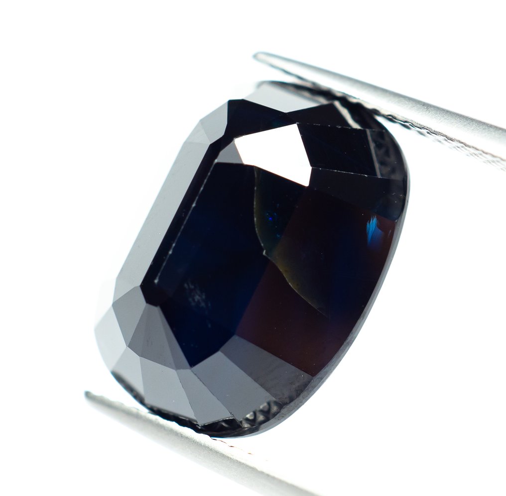 没有保留价 蓝宝石 - 14.67 ct - 美国宝石研究院(GIA) - 非常深的蓝色 #4.3