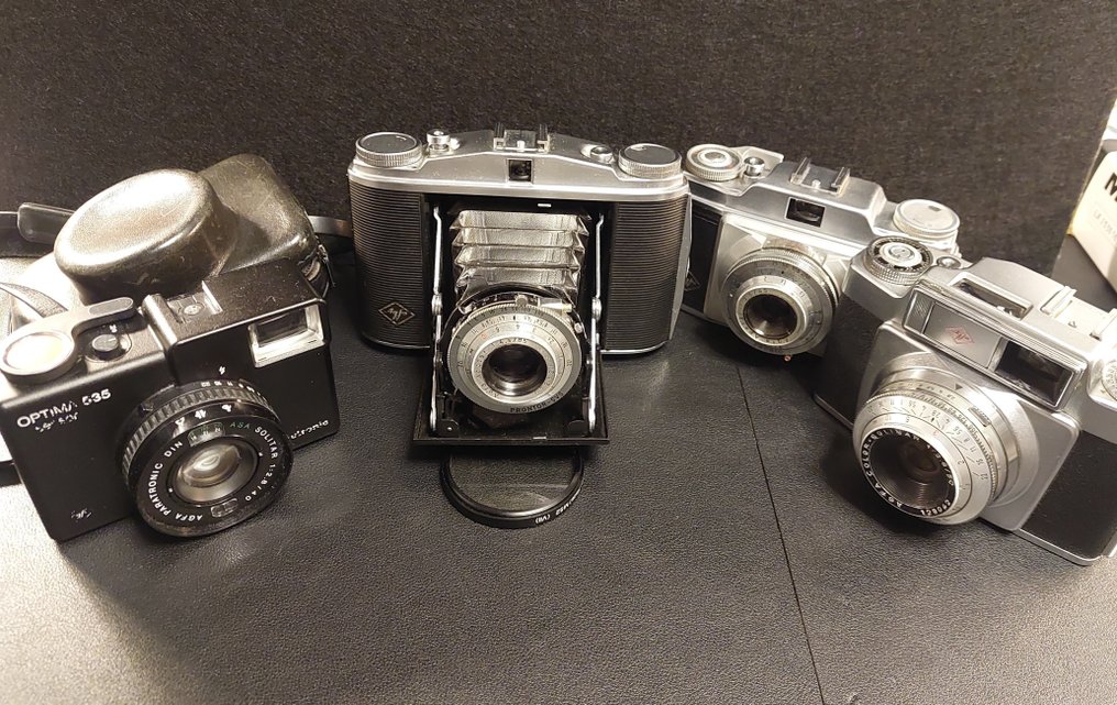 Agfa Optima 535 Sensor mit Solitar / Silette SL mit Color-Solinar  / Silette Pronto mit Apotar / Isolette Mirrorless φωτογραφική μηχανή #1.0