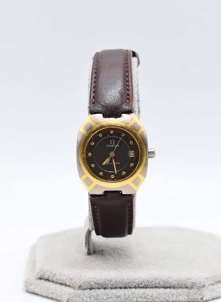 Omega - Seamaster - χωρίς τιμή ασφαλείας - Diamonds Polaris - Quartz - 596.0053 - Date - Γυναίκες - 1970-1979  #1.0