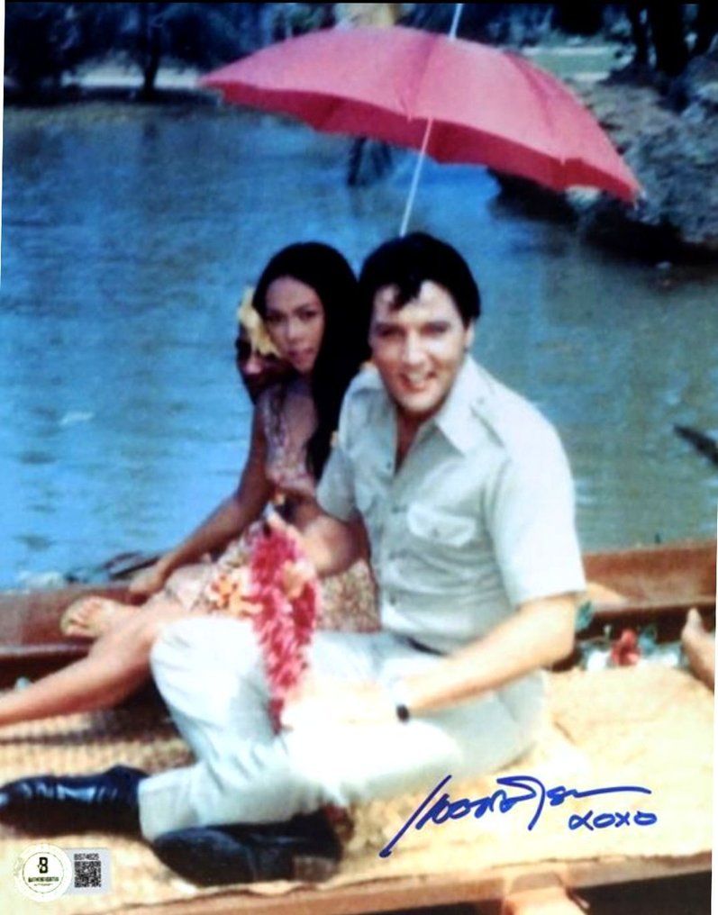 Elvis Presley - Photo, Signed by Irène Tsu with Beckett Certificate - Hand signed, Certificate #2.1