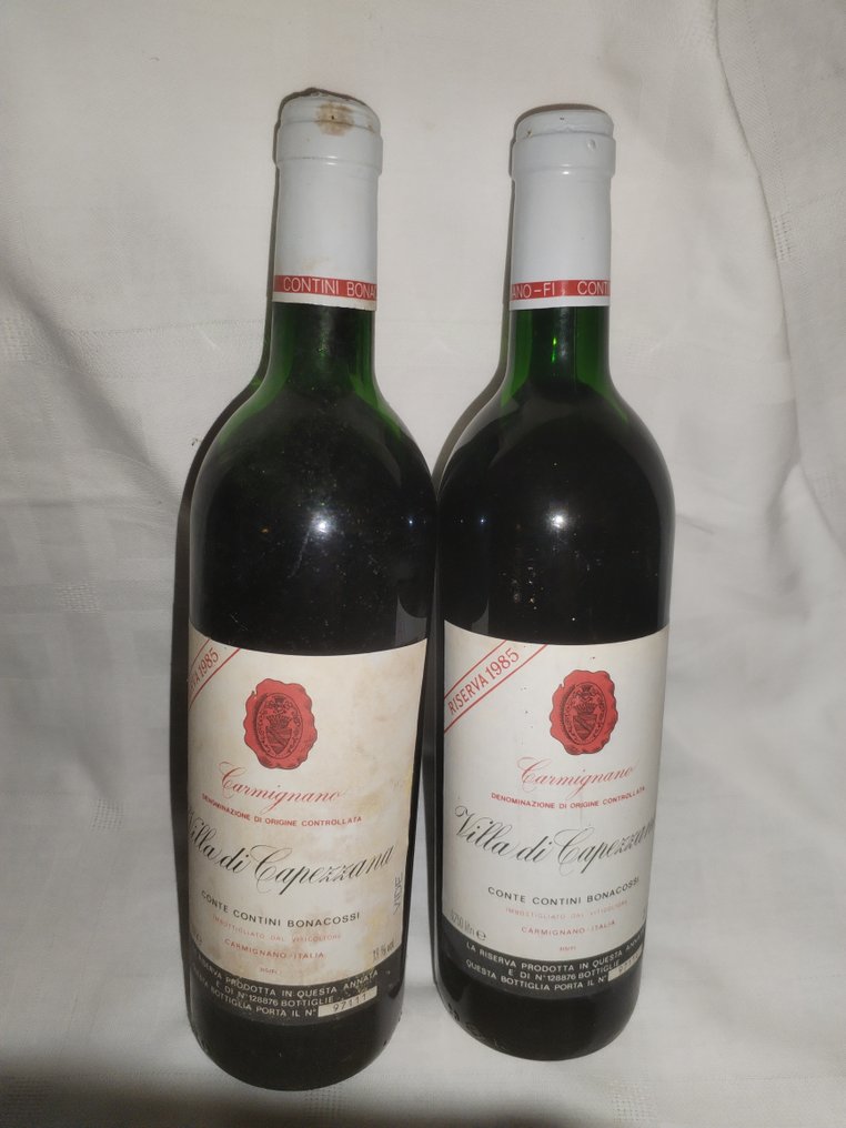 1985 Villa Capezzana - Toscana Riserva - 3 Bottiglie (0,75 L) #4.3