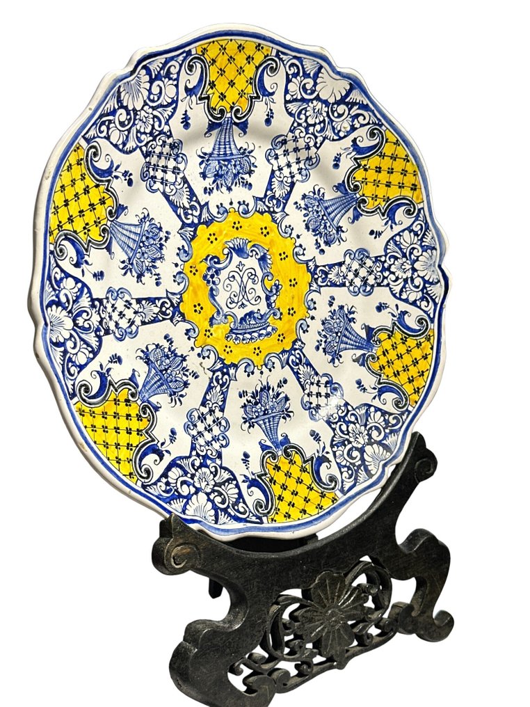 盘子 (2) - 陶器 - 19世纪带有垂饰的盘子 #1.0