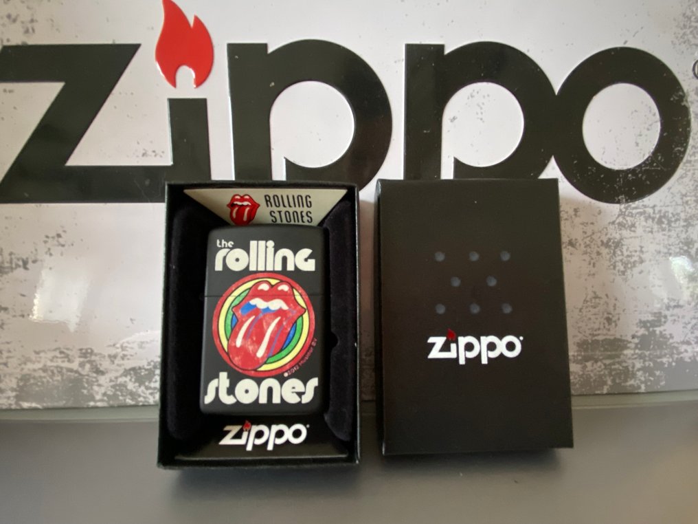 Zippo - ROLLING STONES COLLECTOR - Sem preço de reserva - Isqueiro - Aço (aço inoxidável), Latão #3.2