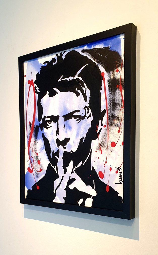 Liesens - David Bowie (handpainted on canvas) #1.0