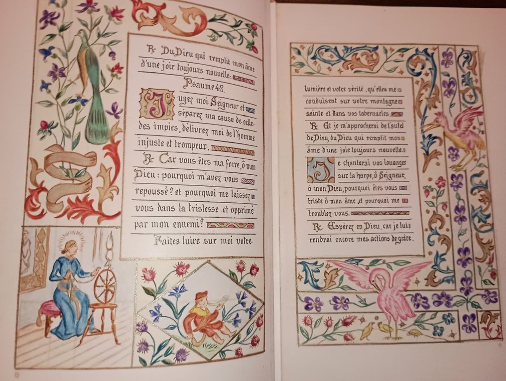 KERMABON, ADELIE-MARIE - Livre d'Heures manuscrit enluminé du 19e siècle - 1890 #4.3