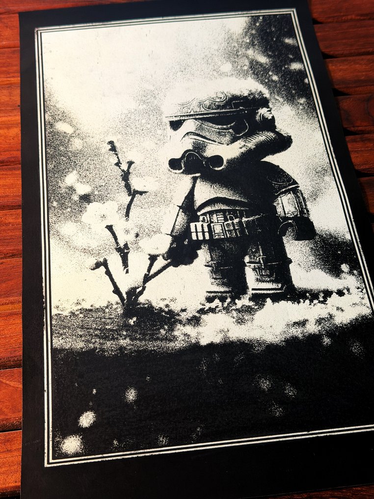 Æ (XX-XXI) - Limited Collector’s Triptych – STAR WARS | Hand-painted on Japanese Paper #1.0