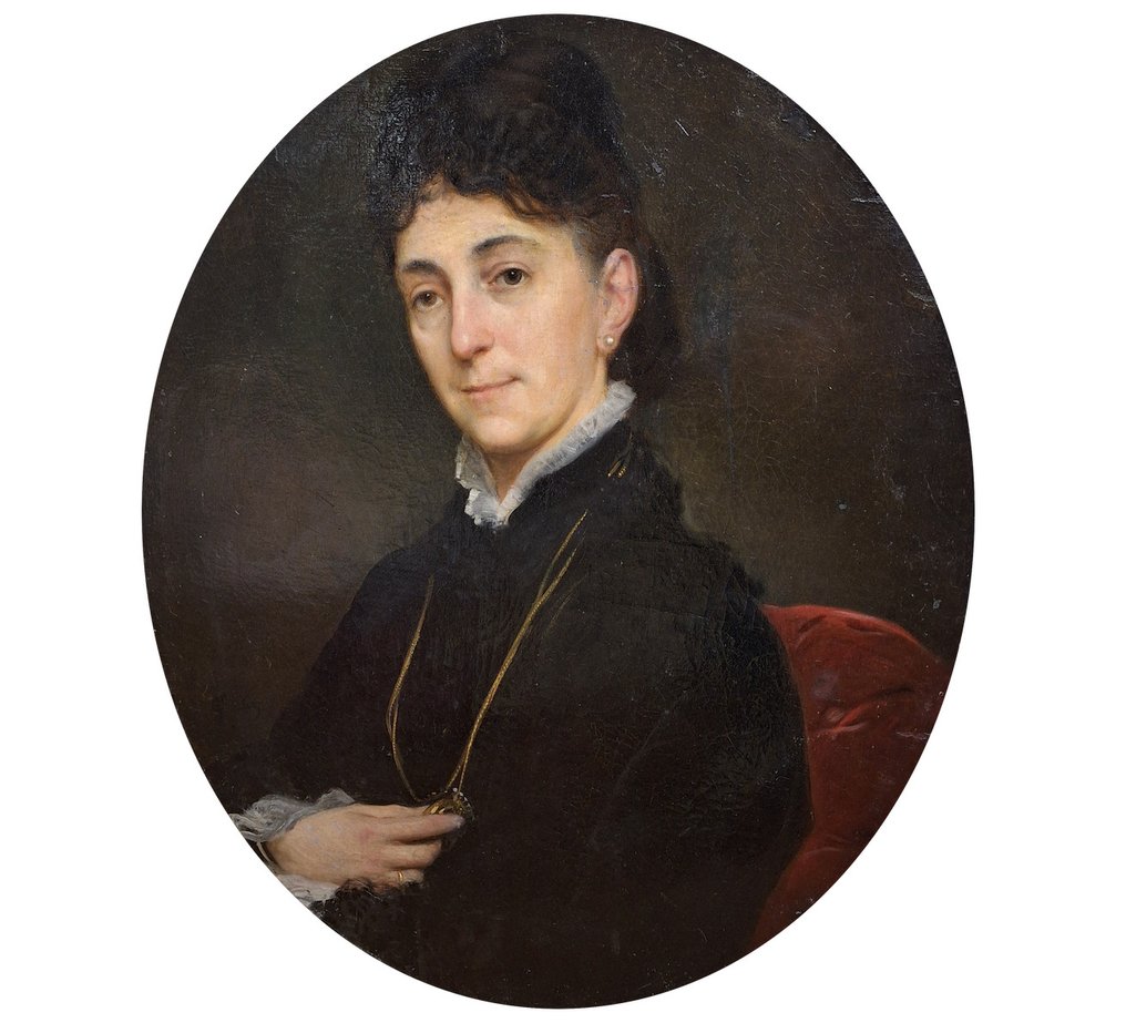 Giuseppe Bertini (1825-1898) - Ritratto di donna #1.0