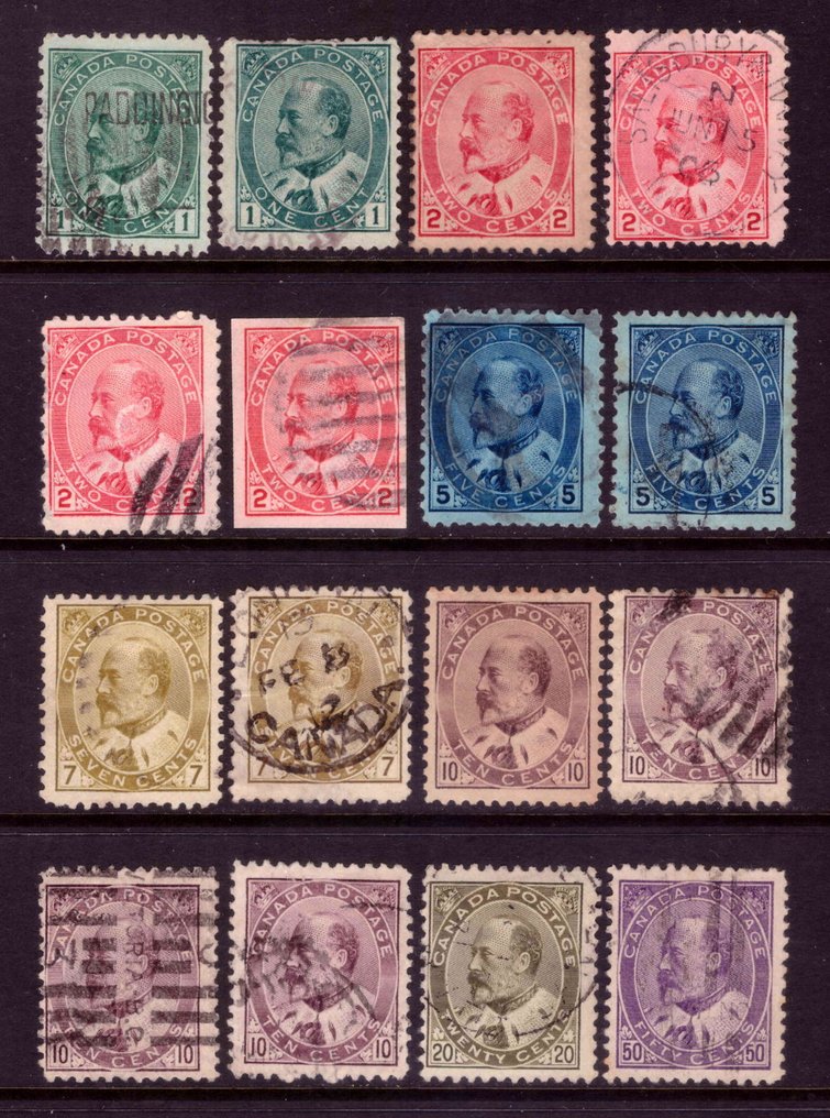 加拿大 1903/1912 - 爱德华七世国王 - Stanley Gibbons #1.0